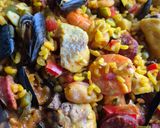Une image de l'étape 5 de Paella maison en cocotte 😃.
