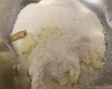 A picture of step 2 of Kuttu atta pattice.