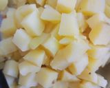 A picture of step 4 of Mix Plate Chana Chat.