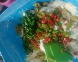 Foto del paso 3 de la receta: Budín rústico de aceitunas, morrón y parmesano