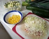 Foto del paso 1 de la receta: Budín de zapallitos italiano (zuchini)