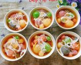 A picture of step 8 of Five-Color Glutinous Rice Dumplings in Ginger Syrup (Chè Trôi Nước Ngũ Sắc).