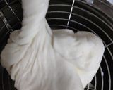 A picture of step 1 of Achari cheese spread.