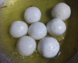 A picture of step 4 of Sabudana Rasgulla.