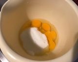 Une image de l'étape 3 de Flan pâtissier aux pêches de vigne.