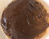 A picture of step 3 of Eggless Dora cake / Dora pancake.