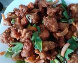 A picture of step 10 of Chinese Chicken Manchurian.