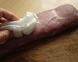 Szűzpecsenye édesburgonyával Air Fryerben recept fázis 2 fotója