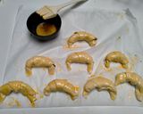 Une image de l'étape 6 de Croissants chèvre, pesto, jambon de parme.