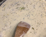 Foto del paso 4 de la receta: Spaghetti con salmón y gambas al Roquefort