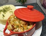 Une image de l'étape 4 de Poulet moutarde et son crumble croustillant 😋.