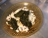 Une image de l'étape 6 de Filets de bar sauce crème à l'oseille et oignon.