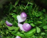 हरी चटनी (hari chutney recipe in Hindi) रेसिपी चरण 2 फोटो
