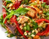 A picture of step 3 of Pearl Barley, Chicken & Sweet Potato Salad.