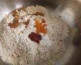 A picture of step 2 of Daal dhokli.