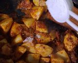 A picture of step 13 of Shaljam Gosht.