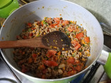 Salsa de tomate y carne