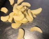 Une image de l'étape 4 de Tarte aux pommes du jardin et pralin,pâte brisée au café.