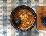 Foto del paso 7 de la receta: Salsa Asada de Chile de Árbol (Molcajeteada)