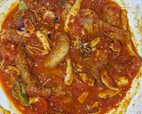 Foto langkah ke 8 dari resep Balado Cumi & Telur Ikan Laut.