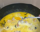 Gambar langkah 5 resipi Shell Pasta Shrimp Curry Creamy.