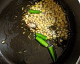 A picture of step 1 of Mint Chutney or Pudina Chutney.