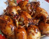 Foto langkah ke 5 dari resep Asem Manis Cumi Isi Tahu Telur.