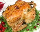 Фото кроку 10 до Курица фаршированная клюквой с орехами. Новогодний рецепт | Stuffed chicken. New Year's recipe.