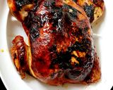 A picture of step 4 of My Sweet Chilli Marinated whole Chicken with Salad.