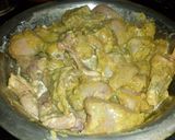 A picture of step 3 of Chicken dakbunglow.