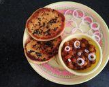 A picture of step 5 of Chhole kulche.
