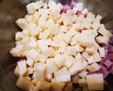 Sonkás káposztasaláta gazdagon recept fázis 3 fotója