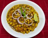 A picture of step 2 of Boiled Chana Masala.