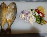 Foto langkah ke 2 dari resep Ikan asin Peda Jagung.