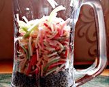 A picture of step 4 of KULFA FALOODA🥛#foodiesandfriends.