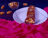 A picture of step 12 of Dry fruits and dates burfi.