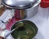 A picture of step 9 of Winter homemade palak saag, peas, corn soup.