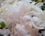 A picture of step 1 of Onion lacha pakora.