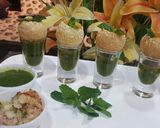 A picture of step 10 of Pani Puri Shots in air fryer.