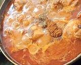 A picture of step 9 of Chicken Korma.