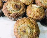 A picture of step 7 of Cinnamon Swirl Banana Muffins.