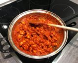 Mézes-paradicsomos csirke recept fázis 4 fotója