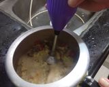 A picture of step 1 of Home style bhaji.