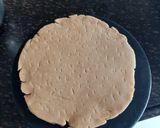 A picture of step 3 of Rajasthani roti.