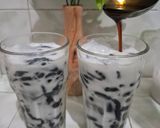 Foto langkah ke 10 dari resep Dawet Ireng Anti Gagal🖤 Hitam Pekat, Gurih, Creamy.