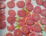 Foto langkah ke 6 dari resep Kue kuping gajah rainbow.