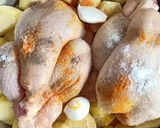 Une image de l'étape 2 de Poulet et pomme de terre au four 😋❤️.