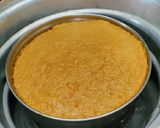 A picture of step 4 of Tiranga Dhokla.