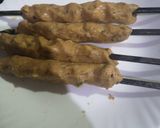 A picture of step 4 of Reshmi kabab.