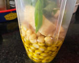 Foto del paso 2 de la receta: Hummus de garbanzo y albahaca 🌿
